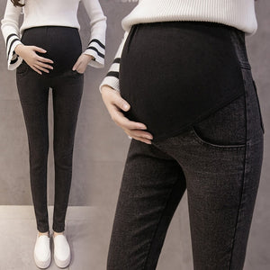 M-3XL Maternity Jeans for Pregnant Women Pregnant Pants Elastic Pregnancy Clothes Spring 2019 New Slim Maternity Pant Plus Size