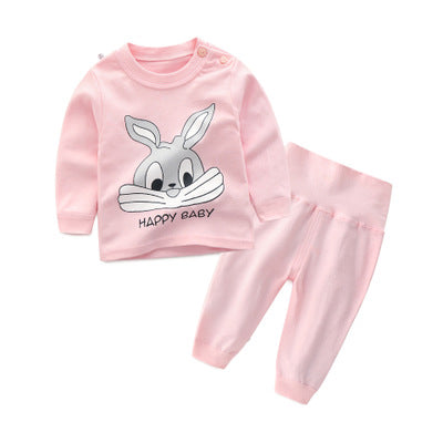 Cartoon Kids Pajamas Sets Cotton Boys Sleepwear Suit Warm Child Girl Pajamas Long Sleeve Tops+Pants 2pcs Children Clothing