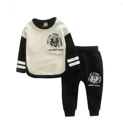 2019 Baby Boy Clothes winter Cartoon Boy Clothing Set Long sleeves Leisure boys t shirt+ Pant 2pcs kids clothes set