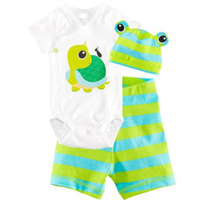 3pc Per Set Summer Baby Boy Clothes Toddler Infant Clothing Conjunto Menino Ropa Bebe Nino Newborn Baby Boys' Clothing Sets