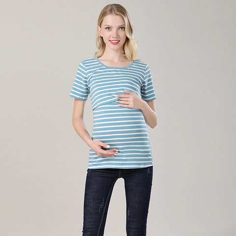 Emotion Moms Fashion pregnancy Maternity Clothes Maternity Tops/T-shirt Breastfeeding shirt Nursing Tops for pregnant women