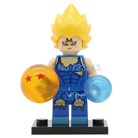 Single Sale Dragon Ball Cartoon Figure Z Son Goku Vegeta Master Roshi Krillin Android 17 Building Block Set Models Toys Legoing