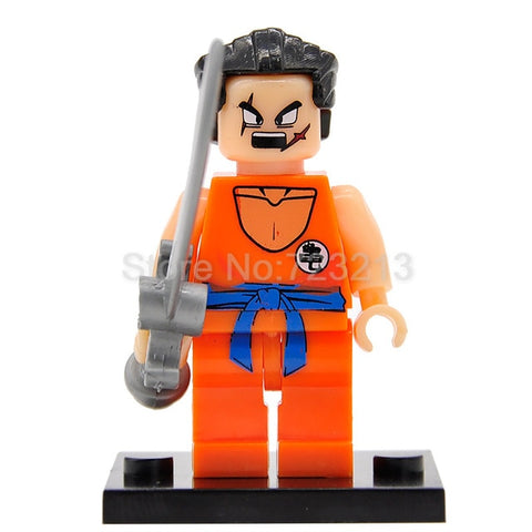 Single Sale Dragon Ball Cartoon Figure Z Son Goku Vegeta Master Roshi Krillin Android 17 Building Block Set Models Toys Legoing