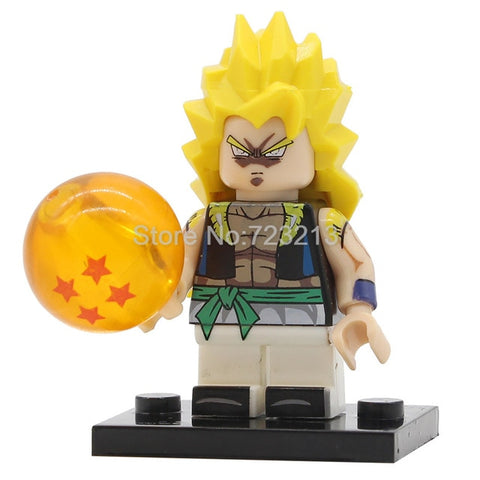 Single Sale Dragon Ball Cartoon Figure Z Son Goku Vegeta Master Roshi Krillin Android 17 Building Block Set Models Toys Legoing