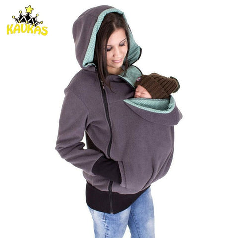 Baby Carrier Jacket Kangaroo Hoodie Winter Maternity Hoody Outerwear Coat For Pregnant Women Carry Baby Pregnancy Clothes