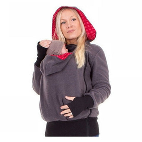 Baby Carrier Jacket Kangaroo Hoodie Winter Maternity Hoody Outerwear Coat For Pregnant Women Carry Baby Pregnancy Clothes