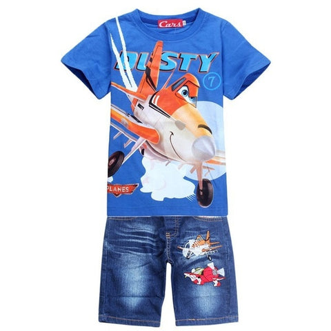 Children Boys Summer Spiderman Kids Clothing Sets Baby Kids T Shirt Jeans Shorts Toddler Boys Denim Pants Sports Clothes Set