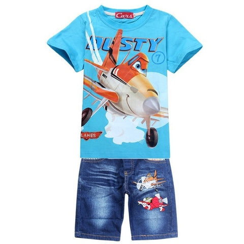 Children Boys Summer Spiderman Kids Clothing Sets Baby Kids T Shirt Jeans Shorts Toddler Boys Denim Pants Sports Clothes Set