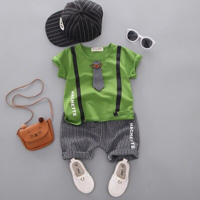 Boys' Clothing sets Summer Children Clothing Cartoon New Kids Cotton Cute Sets Baby Boy Outfit Costumes Baby Clothing Set