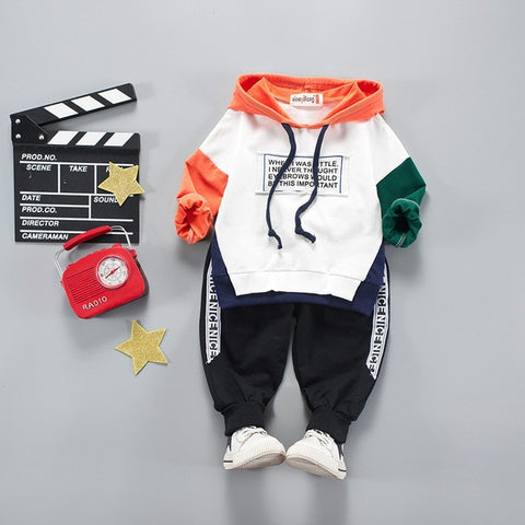 Children Clothing For Boys Sport Suit 2019 Autumn Winter Toddler Boys Clothes Outfit Kids Christmas Costume For Boy Clothing Set