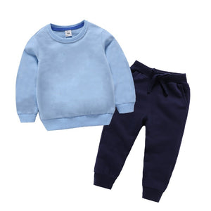 Boys' Sweaters Set baby girl clothes Long Sleeve sweater Sweatpants toddler boy clothes Brand Boys Clothing Children suits