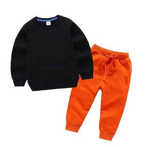 Boys' Sweaters Set baby girl clothes Long Sleeve sweater Sweatpants toddler boy clothes Brand Boys Clothing Children suits