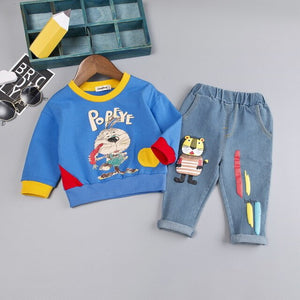 Fashion Autumn Cotton Children's Set Letter Baby Children's Clothing Set Boys' Fall Wear Set Baby Girls Clothes Kids Outfits