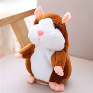 Dropshipping Promotion 15cm Lovely Talking Hamster Speak Talk Sound Record Repeat Stuffed Plush Animal Kawaii Hamster Toys