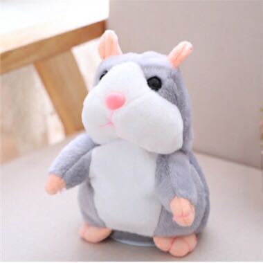 Dropshipping Promotion 15cm Lovely Talking Hamster Speak Talk Sound Record Repeat Stuffed Plush Animal Kawaii Hamster Toys