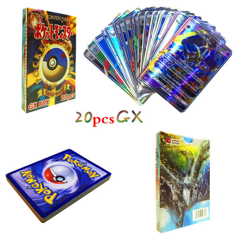 42 Pcs GX MEGA Shining TAKARA TOMY Cards Game Pokemon Battle Carte Trading Cards Game Children Toy