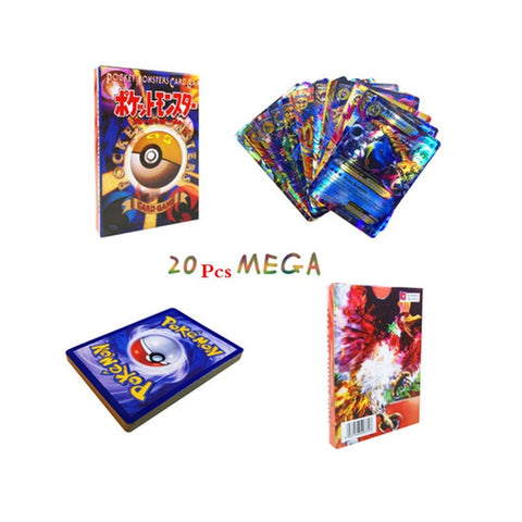 42 Pcs GX MEGA Shining TAKARA TOMY Cards Game Pokemon Battle Carte Trading Cards Game Children Toy