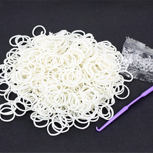 600pcs 19 Color Loom Rubber Bands for Christmas Day Gift Refill Kit with 25pc S Clips 1 Hook for Weaving Creativity Bracelet Toy