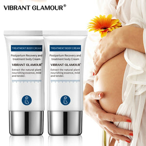 VIBRANT GLAMOUR Stretch marks remover Body Repair cream set Pregnancy Scars Obesity lines scar Anti Aging Firming Skin Care 2pcs