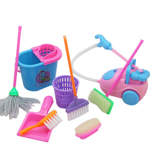 9Pcs/Set House Cleaning Children's Toys Home Educational Role Play Vivid Funny Preschool Learning Gifts