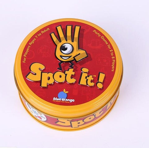 spot it and dobble card game table Board Game For Dobbles Kids Spot Cards It Go Camping Metal Tin Box SHALOM HALLOWEEN toys