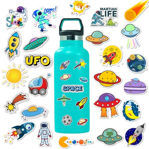 50 PCS Cartoon Simple VSCO Girls Kawaii Stickers For Chidren Toy Waterproof Sticker to DIY Laptop Bicycle Helmet Car Decals