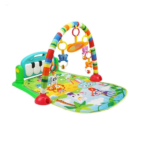 Children Fitness Rack Baby Gym Play Mat Infant Toys Piano Keyboard Music Blanket Intellectual Development Early Education Rug