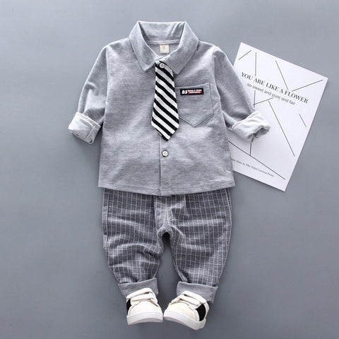 2019 Baby Boy Clothes winter Cartoon Boy Clothing Set Long sleeves Leisure boys t shirt+ Pant 2pcs kids clothes set