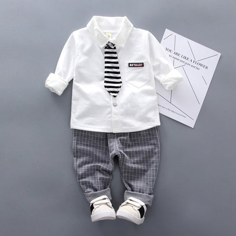 2019 Baby Boy Clothes winter Cartoon Boy Clothing Set Long sleeves Leisure boys t shirt+ Pant 2pcs kids clothes set