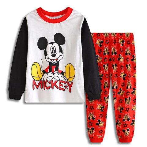 2019 Baby Boy Clothes winter Cartoon Boy Clothing Set Long sleeves Leisure boys t shirt+ Pant 2pcs kids clothes set