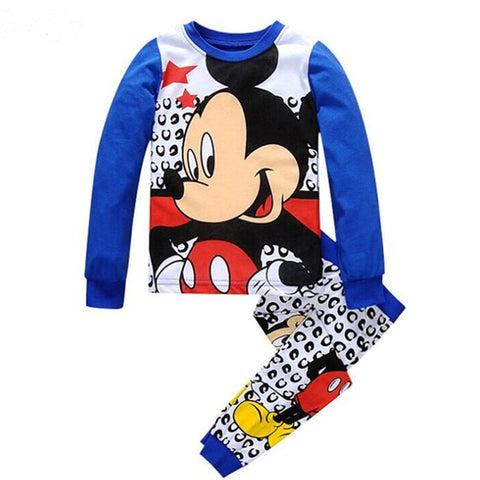 2019 Baby Boy Clothes winter Cartoon Boy Clothing Set Long sleeves Leisure boys t shirt+ Pant 2pcs kids clothes set