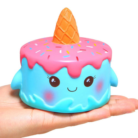 Jumbo Cute Surprizamals Cake Hamburger Squishy Unicorn Milk Slow Rising  Squeeze Toy Scented Stress Relief for Kid Fun Gift Toy