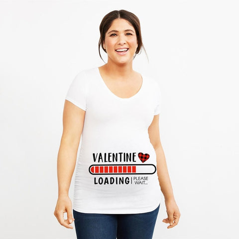 2020 Loading Women Maternity Short Sleeve Tops T-shirt Pregnancy Funny Clothes for Pregnant Maternity Hot Sale T-shirt Drop Ship