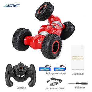 JJRC Q70 2 batteries 4 WD 2.4GHz RC Crawler Car Twister- Double-sided Flip Deformation Climbing RC Car RTR Toy Gift for Kids