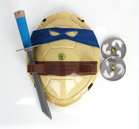 NEW Turtles Armor Toy Weapons Turtles Shell Children Birthday Gifts Lovely Party Masks Cosplay Mask Gifts for children