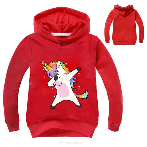 Baby Boys Girls Unicorn Sport Clothing Set Boy Sets Hoody Sweatershirt Pants Toddler Kids Clothes Children Causal Thin Tracksuit