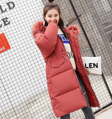 autumn/winter women's down jacket maternity down jacket outerwear women's coat pregnancy thick clothing fur collar warm parkas