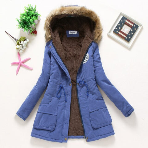 Women's Parka pregnant women wear military pregnancy clothes winter masked coat winter women fur coat Women's clothing coats