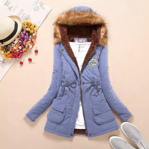 Women's Parka pregnant women wear military pregnancy clothes winter masked coat winter women fur coat Women's clothing coats