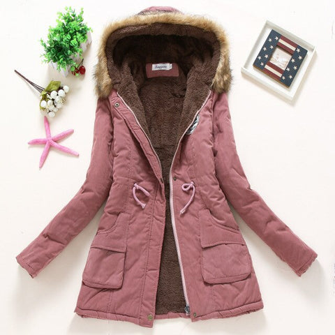 Women's Parka pregnant women wear military pregnancy clothes winter masked coat winter women fur coat Women's clothing coats