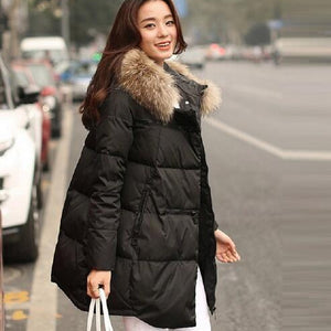 Maternity Winter Clothing women's Hooded Long Down Parka pregnancy outerwear Maternity winter thick warm Coat clothes