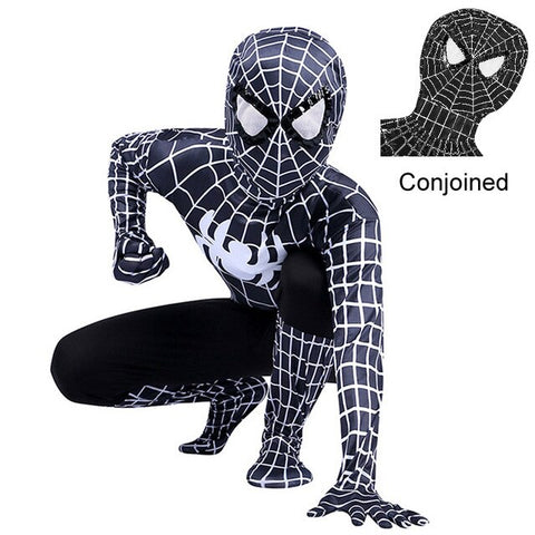 Autumn Boys Clothes Bodysuit Suit Kids Black Panther Spiderman Cosplay Costume Jumpsuit Children Halloween Costume Boys Clothing