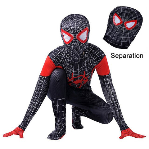 Autumn Boys Clothes Bodysuit Suit Kids Black Panther Spiderman Cosplay Costume Jumpsuit Children Halloween Costume Boys Clothing