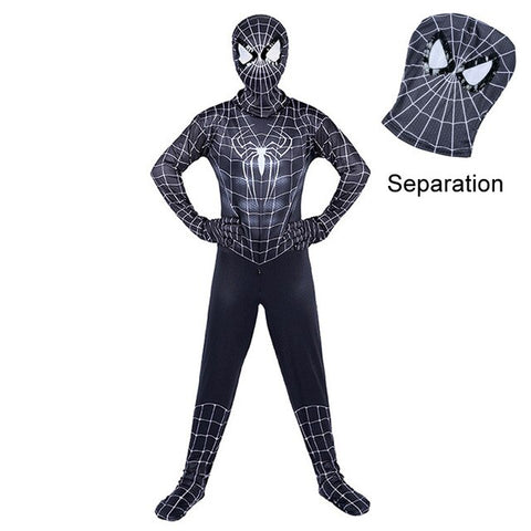 Autumn Boys Clothes Bodysuit Suit Kids Black Panther Spiderman Cosplay Costume Jumpsuit Children Halloween Costume Boys Clothing