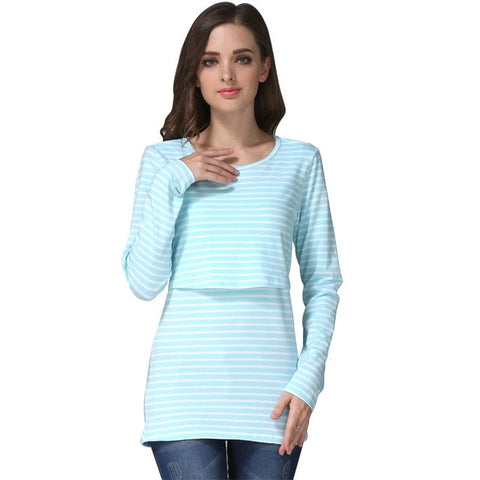 Emotion Moms Fashion pregnancy Maternity Clothes Maternity Tops/T-shirt Breastfeeding shirt Nursing Tops for pregnant women