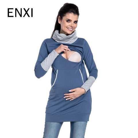 S-2XL Pregnancy Autumn Clothes Warm Women's Maternity Hoodies Hooded Hoodies Outwear Pregnancy Coats Winter Maternity Clothes