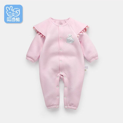 Dinstry Spring baby Rompers Clothing with printing one-piece girls' cute clothes babys one-piece