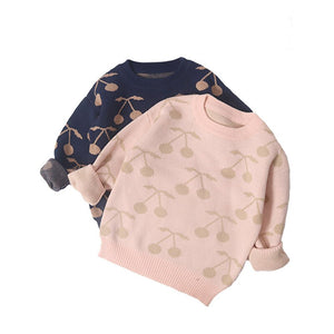 Autumn Winter Girls' Pullover Sweaters Toddler Baby Girls Clothing Knitwear Infant Girls Sweaters RT196