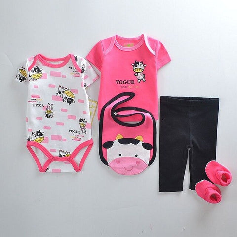 5pcs Per Set Summer 2019 New Born Baby Boy Clothes Ropa Bebe Nino Conjunto Menino Toddler Boys Clothing Baby Boys' Clothing Sets