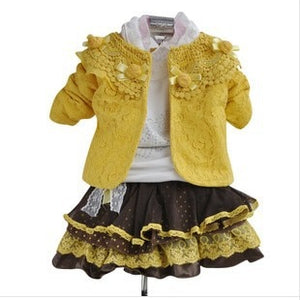 Anlencool 2019 New Spring Roupas Meninos Free Shipping Children Suit Girls' Suits Korean Skirt Baby Clothing Girls Clothes Set